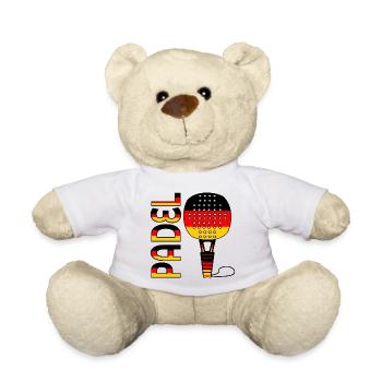 PADEL ALLEMAND TENNIS ALLEMAGNE - Nounours - blanc - Devant
