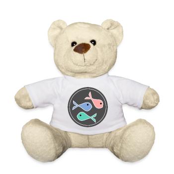 FISH. SARDINE. APRIL FOOL. SEA. OCEAN - Teddy Bear - white - Front