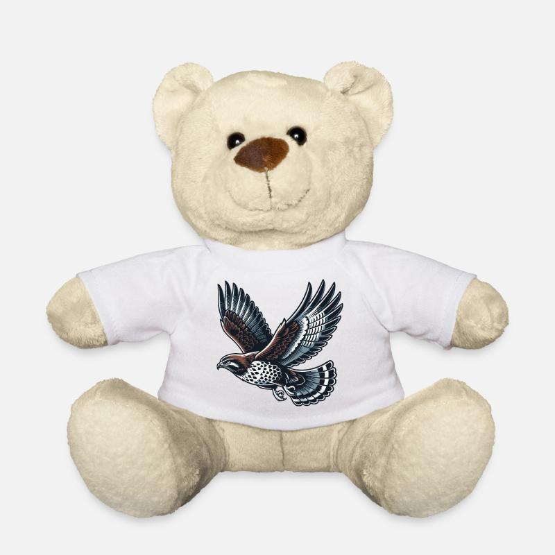 Buzzard - Teddy Bear - white