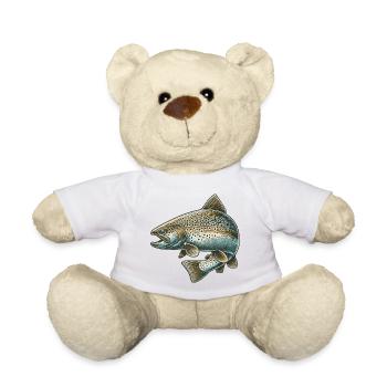 Saumon - Nounours - blanc - Devant
