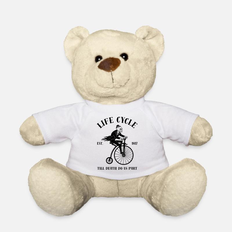 Wedding T-Shirts: Life Cycle Edition - Teddy Bear - white