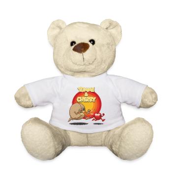 Tomme et cherry - Nounours - blanc - Devant