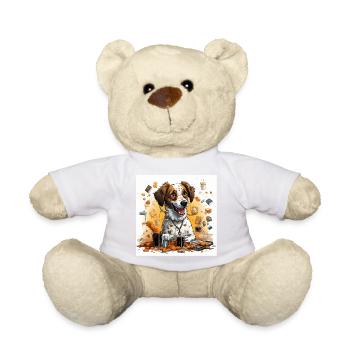 The Caffeinated Scientist - Teddy Bear - white - Front