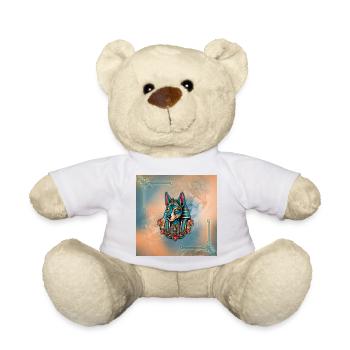 Illustration von Anubis - Teddy - Weiß - Vorne