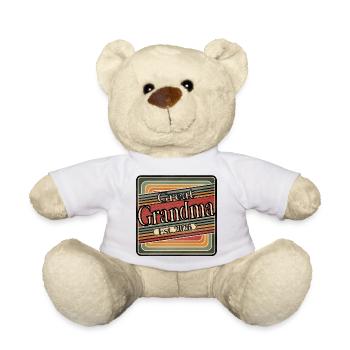Arrière-grand-mère Est. 2026 – Cadeau rétro pour les grands-mères - Nounours - blanc - Devant