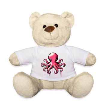 Pieuvre - Nounours - blanc - Devant