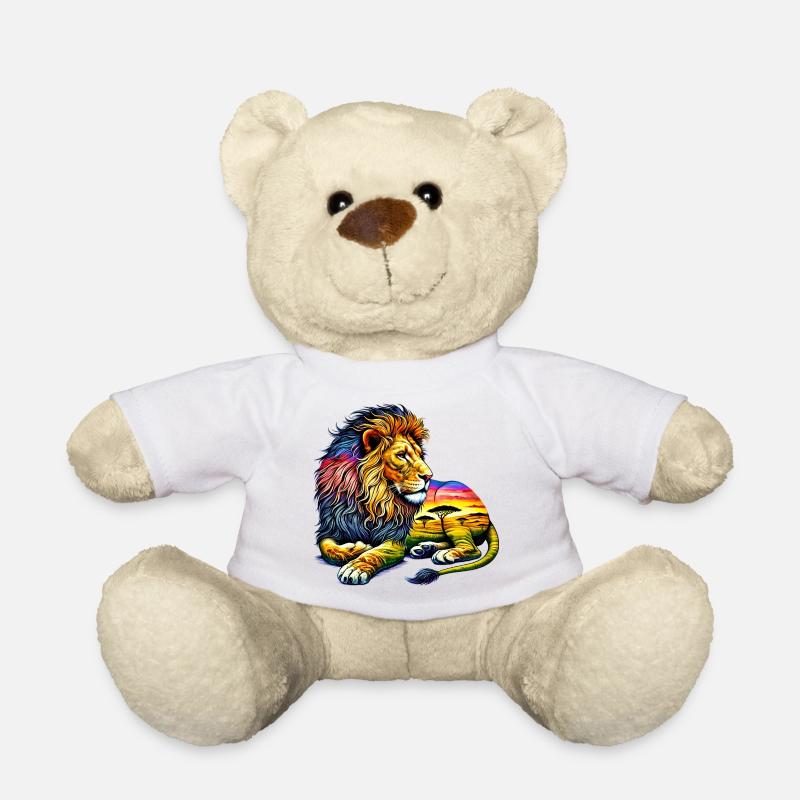 Löwe - Teddy - Weiß