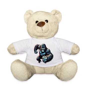 Gorilla - Teddy Bear - white - Front