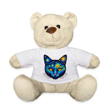Cat - Teddy Bear - white - Front