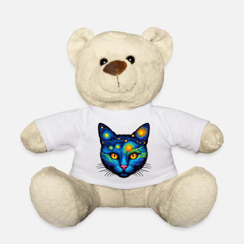 Katze - Teddy - Weiß