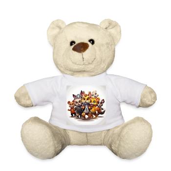 Das groovige Line-Up - Teddy - Weiß - Vorne