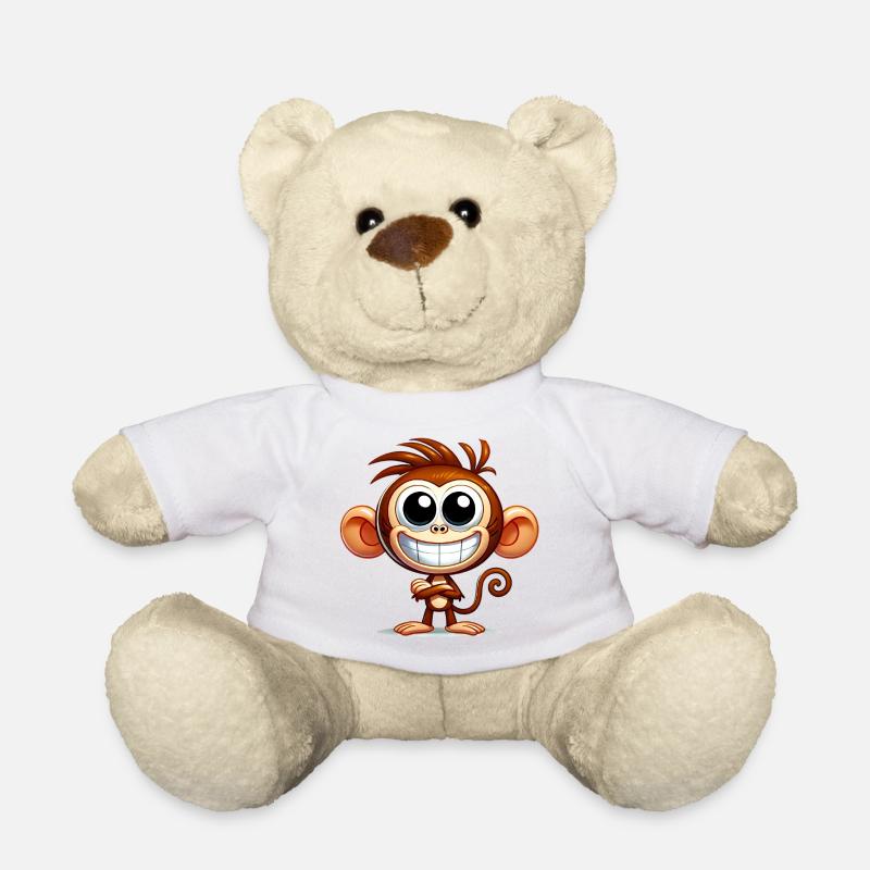 Singe - Nounours - blanc