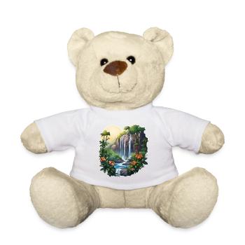 Mystische Wasserfälle - Teddy - Weiß - Vorne