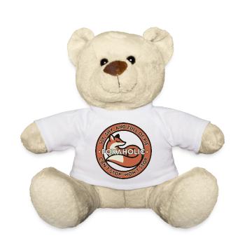 Accro au renard - Nounours - blanc - Devant