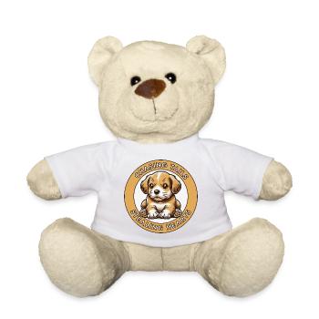 Don't do that! No! Stop it! Ah, you really did it. - Teddy Bear - white - Front