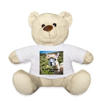 Alpaka - be your own reason to bloom - Teddy - Weiß - Vorne