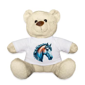 Horse - Teddy Bear - white - Front