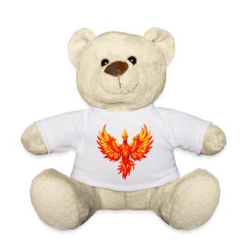 Phénix Créature Mythique Magique Renouveau Fantasy - Nounours - blanc - Devant