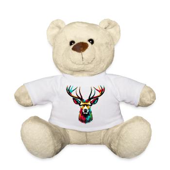 Deer - Teddy Bear - white - Front