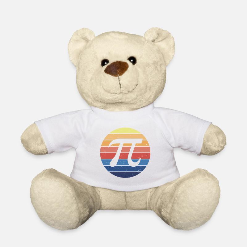 Math Pi Rétro - Nounours - blanc