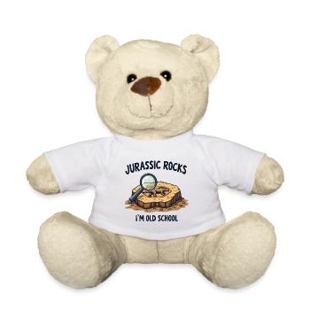 I'm Old School - Teddy Bear - white - Front