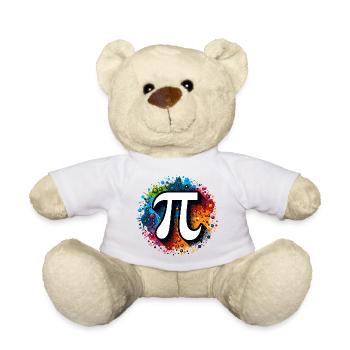 Pirate Pi Day Pirate Motif Math Fans Teacher - Teddy Bear - white - Front