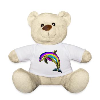 Delfin - Teddy - Weiß - Vorne