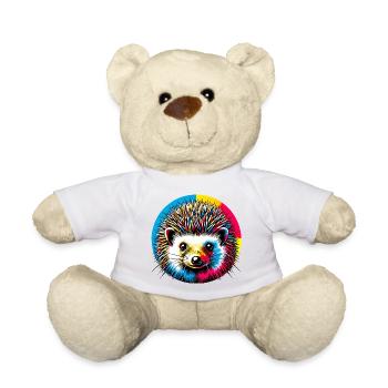 Hedgehog - Teddy Bear - white - Front