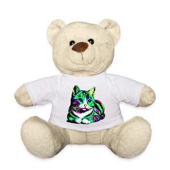 Chat - Nounours - blanc - Devant