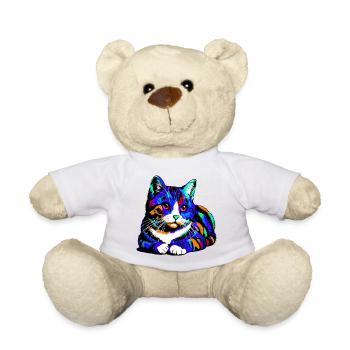 Katze - Teddy - Weiß - Vorne