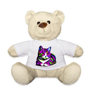 Chat - Nounours - blanc - Devant