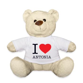 I LOVE ANTONIA - Teddy - Weiß - Vorne