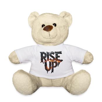 Feuriger Stempel mit Lava-Effekt - Teddy - Weiß - Vorne