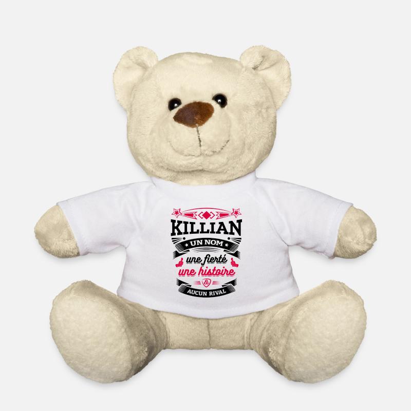 KILLIAN UN NOM UNE FIERTÉ AUCUN RIVAL - Nounours - blanc