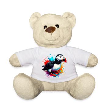 Puffin - Teddy Bear - white - Front