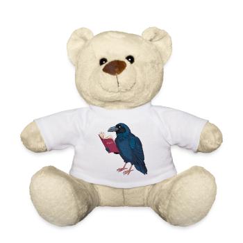 Corbeau mystérieux - Nounours - blanc - Devant