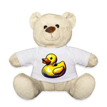 Caneton Canard Canard Canard - Nounours - blanc - Devant