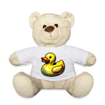 Caneton Canard Canard Canard - Nounours - blanc - Devant