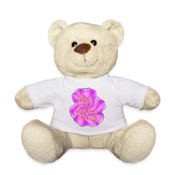 Barbe à papa Penser à la brillance supplémentaire - Nounours - blanc - Devant