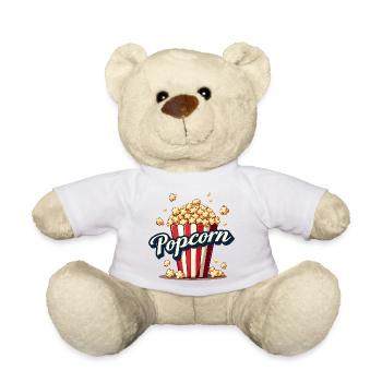 Popcorn Costume Carnival - Teddy Bear - white - Front