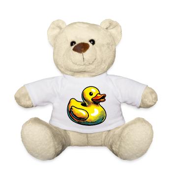 Ente Ente Ente Ente Ente - Teddy - Weiß - Vorne