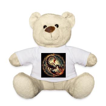 SCORPION \ Zodiac Signs - Teddy Bear - white - Front