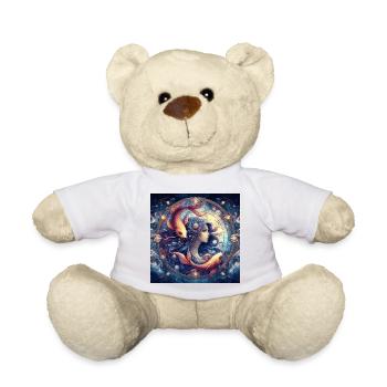 PISCES \ Zodiac Signs - Teddy Bear - white - Front