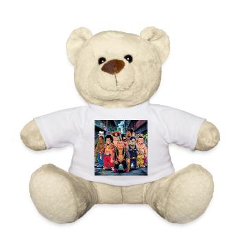 Street Gang - Manga Stil 2 - Teddy - Weiß - Vorne