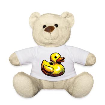 Caneton Canard Canard Canard - Nounours - blanc - Devant