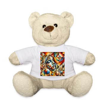 Schlafende Frau - Teddy - Weiß - Vorne