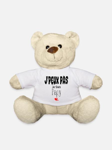 J'Peux Pas Je Suis Papy - Nounours - blanc