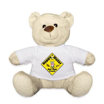 Grain , Party , Wheat Grain ,Happy Water Grain (25) - Teddy Bear - white - Front