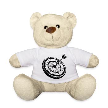 Dart Sketch - Teddy Bear - white - Front