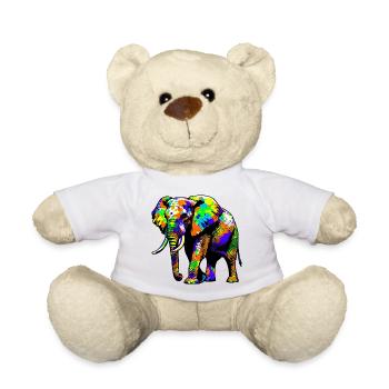 Elefant - Teddy - Weiß - Vorne